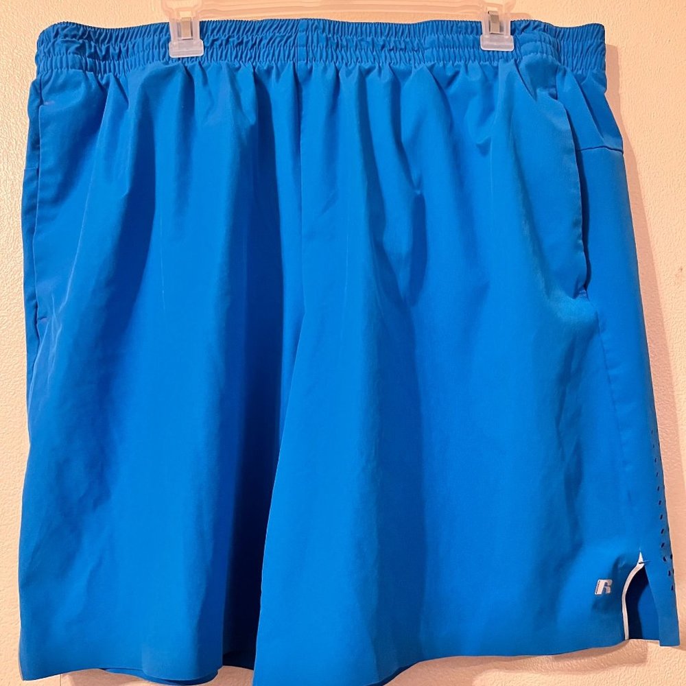 Russell men's workout shorts, blue